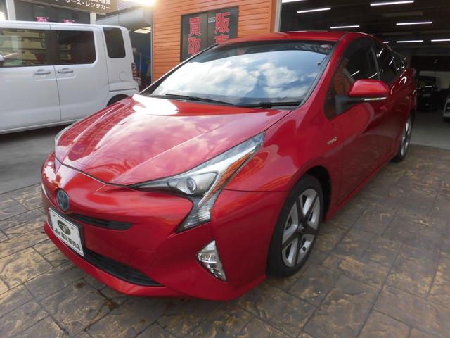 プリウス Ｓツーリングセレクション　純正ナビ　フルセグ　Ｂｌｕｅｔｏｏｔｈ　バックカメラ　トヨタセーフティセンス　ＥＴＣ　シートヒーター　純正ドライブレコーダー　カワシート　ＡＵＴＯライト　ＬＥＤヘッドライト　スペアキー　クルコン（7枚目）