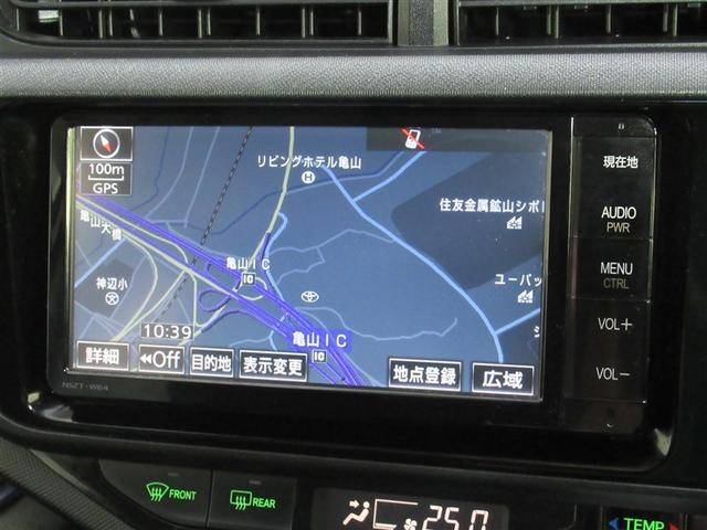 アクア S フルセグ メモリーナビ DVD再生 ミュージックプレイヤー接続可 バックカメラ ETC LEDヘッドランプ ワンオーナー(8枚目)