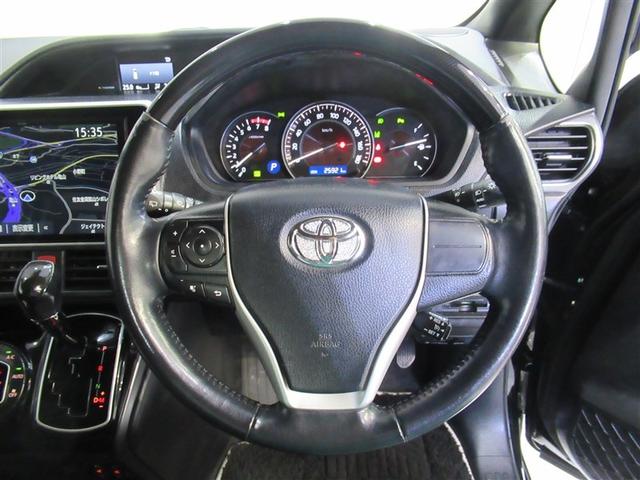 エスクァイア Gi プレミアムパッケージ ブラックテーラード フルセグ メモリーナビ DVD再生 ミュージックプレイヤー接続可 バックカメラ 衝突被害軽減システム ETC ドラレコ 両側電動スライド LEDヘッドランプ 乗車定員7人 3列シート ワンオーナー(12枚目)