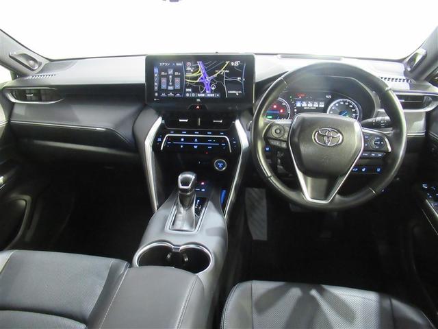 ハリアーハイブリッド Ｚ　レザーパッケージ　４ＷＤ　フルセグ　メモリーナビ　ミュージックプレイヤー接続可　バックカメラ　衝突被害軽減システム　ＥＴＣ　ドラレコ　ＬＥＤヘッドランプ　ワンオーナー（4枚目）