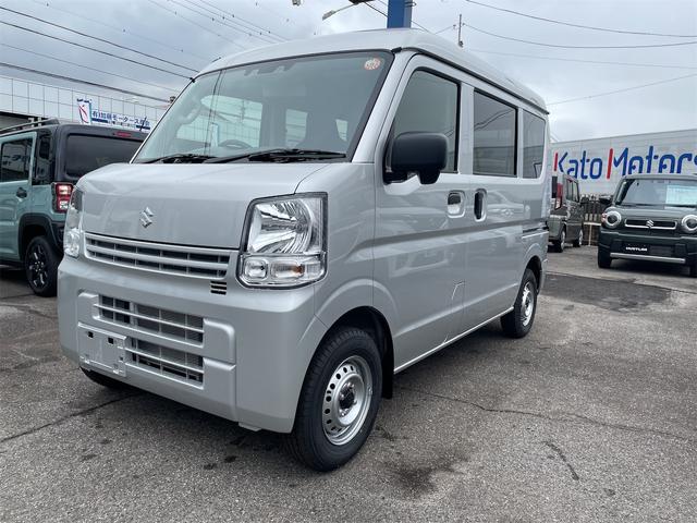 エブリイ ＰＡリミテッド　安心新車保証付き　届出済未使用車　キーレスエントリー　パワーウィンド　ＵＳＢ充電ポート　衝突被害軽減システム　スペアタイヤ（3枚目）