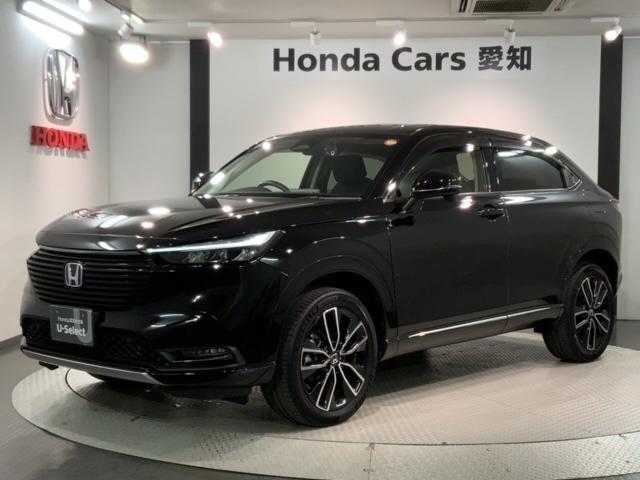 ヴェゼル ｅ：ＨＥＶ　Ｚ　Ｈ　ＳＥＮＳＩＮＧ　最長５年保証　ワンオ－ナ－　純正ナビ　ＴＶ　Ｒカメラ　ＢＴオ－ディオ　ドラレコ　ＥＴＣ　ＬＥＤライト　ＶＳＡシ－トヒ－タ－　クルコン　アルミ　スマ－トキ－　盗難防止装置　整備記録簿（46枚目）