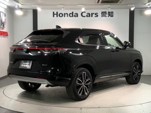 ヴェゼル ｅ：ＨＥＶ　Ｚ　Ｈ　ＳＥＮＳＩＮＧ　最長５年保証　ワンオ－ナ－　純正ナビ　ＴＶ　Ｒカメラ　ＢＴオ－ディオ　ドラレコ　ＥＴＣ　ＬＥＤライト　ＶＳＡシ－トヒ－タ－　クルコン　アルミ　スマ－トキ－　盗難防止装置　整備記録簿（50枚目）