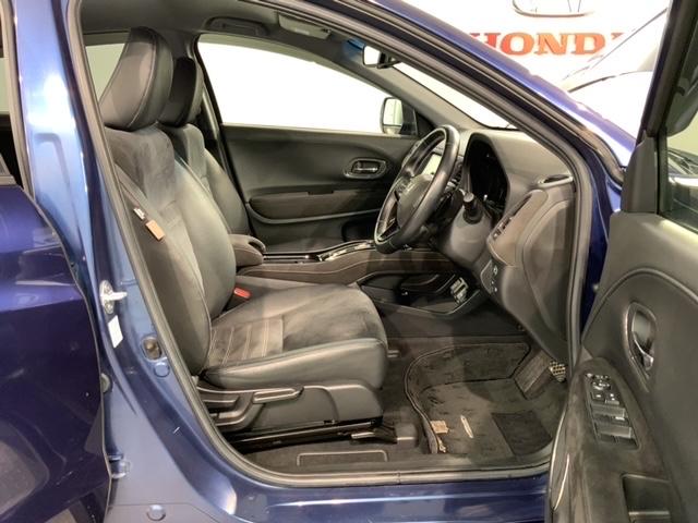 ヴェゼル ハイブリッドRS・ホンダセンシング 1年保証 ワンオーナー ナビVXM-175VFEi TV Rカメラ CD録音 BTオ-ディオ DVD ETC LEDライト VSA シ-トヒ-タ- クルコン アルミ スマ-トキ- スペアキ- AAC(18枚目)