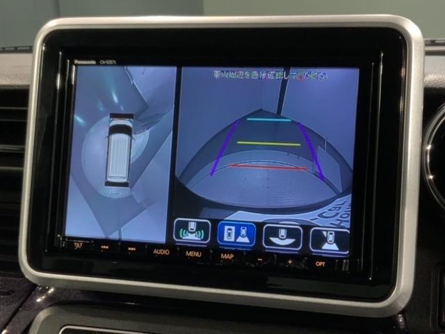 スペーシアカスタム ハイブリッドXS 最長5年保証 ワンオーナー 純正ナビ TV Rカメラ マルチビュー CD録音 BTオ-ディオ DVD 衝突軽減B シートヒーター ETC LEDライト 横滑り防止 両側電動ドア アルミ フォグ AAC(6枚目)