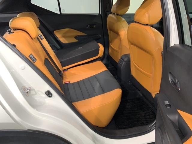 キックス Ｘツートーンインテリアエディション　２ト－ン　最長５年保証　純正ナビ　ＴＶ　Ｒカメラ　マルチビュー　ＣＤ録音　ＢＴオ－ディオ　ＤＶＤ　ドラレコ　衝突軽減Ｂ　ＥＴＣ　ＬＥＤライト　横滑り防止　シートヒーター　クルコン　アルミ　フォグ（35枚目）