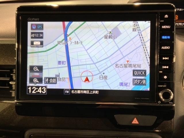 N-BOXカスタム G・EXホンダセンシング 2ト-ン 最長5年保証 ワンオーナー ナビVXU-195NBi TV Rカメラ CD録音 BTオ-ディオ DVD Rモニター ETC LEDライト VSA 両側電動ドア クルコン アルミ フォグ PW(6枚目)