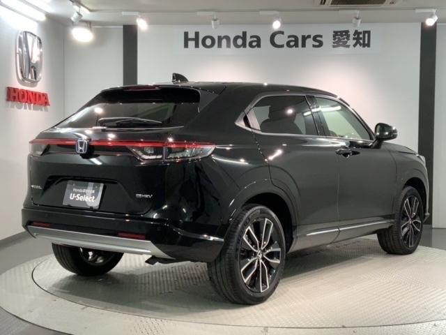 ヴェゼル e:HEVZ H SENSING 最長5年保証 純正ナビ TV Rカメラ BTオ-ディオ ドラレコ ETC LEDライト VSA シートヒーター クルコン Pテールゲート アルミ フォグ スマートキー 盗難防止装置(50枚目)