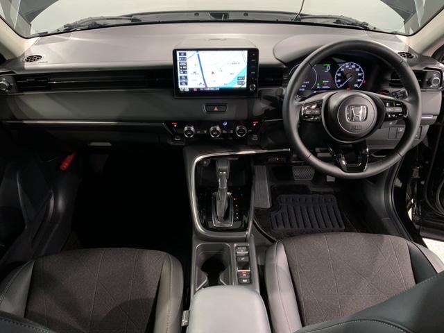 ヴェゼル e:HEV Z H SENSING 最長5年保証 ワンオ-ナ- ナビVXU-225VZi TV Rカメラ CD録音 BTオ-ディオ DVD ドラレコ ETC LEDライト VSA シ-トヒ-タ- クルコン アルミ(8枚目)