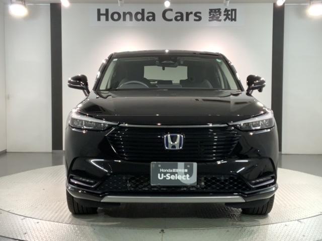 ヴェゼル e:HEV Z H SENSING 最長5年保証 ワンオ-ナ- ナビVXU-225VZi TV Rカメラ CD録音 BTオ-ディオ DVD ドラレコ ETC LEDライト VSA シ-トヒ-タ- クルコン アルミ(52枚目)