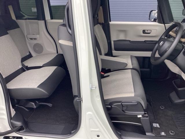 N-BOX ベースグレード 2年間 走行距離無制限 保証付 レンタUP 禁煙車 ワンオーナー 8インチインターナビ フルセグTV BTA 前ドラレコ バックカメラ シートヒーター ETC 左側電動スライドドア スマートキー(12枚目)