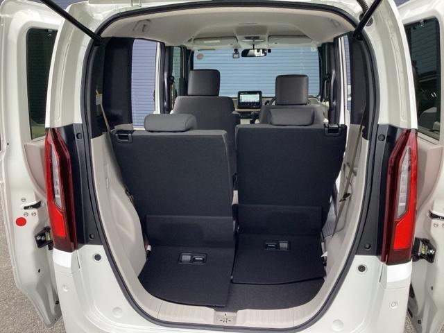 N-BOX ベースグレード 2年間 走行距離無制限 保証付 レンタUP 禁煙車 ワンオーナー 8インチインターナビ フルセグTV BTA 前ドラレコ バックカメラ シートヒーター ETC 左側電動スライドドア スマートキー(14枚目)