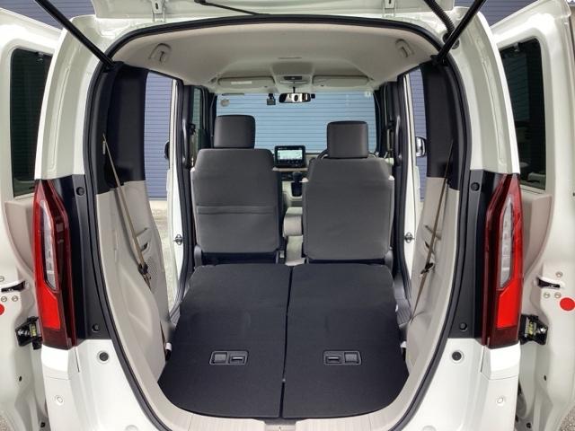 N-BOX ベースグレード 2年間 走行距離無制限 保証付 レンタUP 禁煙車 ワンオーナー 8インチインターナビ フルセグTV BTA 前ドラレコ バックカメラ シートヒーター ETC 左側電動スライドドア スマートキー(15枚目)