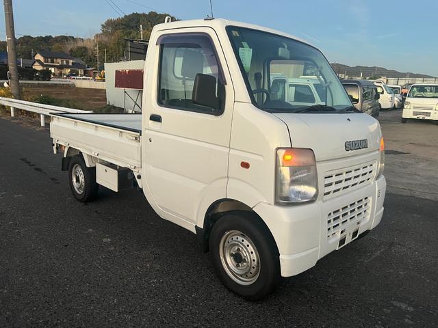 キャリイトラック ＫＣ　５速ミッション　走行４１６１０ｋｍ　切替４ＷＤ　車検２年　新品バッテリー　オイル／オイルエレメント交換　Ｔチェーン　　ラジオ　ＡＣ　ＰＳ（5枚目）