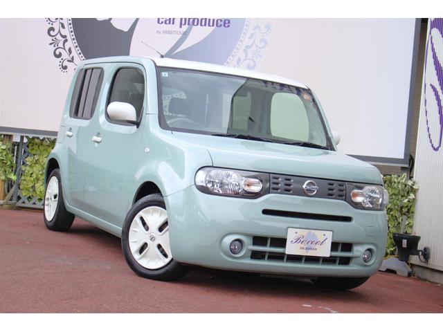 キューブ １５Ｘ　Ｖセレクション　マイキューブ　ロルブーインテリア／ワンオーナー／ツートンカラー／ホワイトルーフ／フルセグＳＤナビ／Ｂｌｕｅｔｏｏｔｈ／バックカメラ／ＥＴＣ（2枚目）