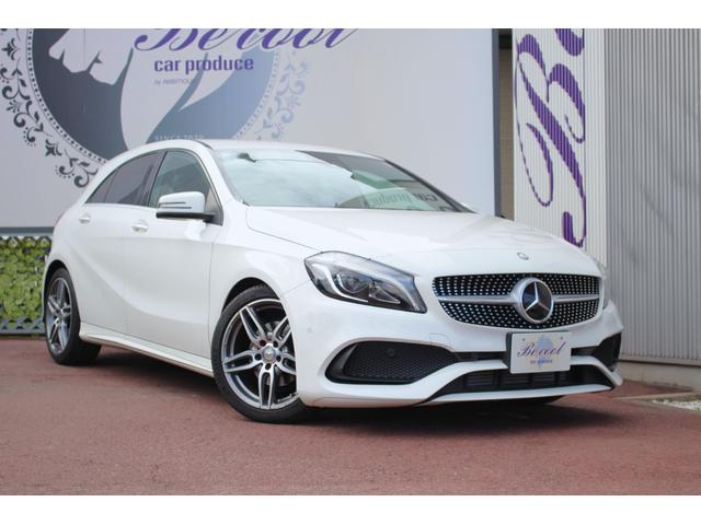 Ａクラス Ａ１８０　スポーツ　【後期／ＡＭＧエアロ／アルミホイール】【スマートキー／レーダーセーフティ／ブラインドスポットＭ】【ナビ／ＴＶ／Ｂｌｕｅｔｏｏｔｈ／バックカメラ】【シートヒーター／黒ハーフレザーシート】（2枚目）