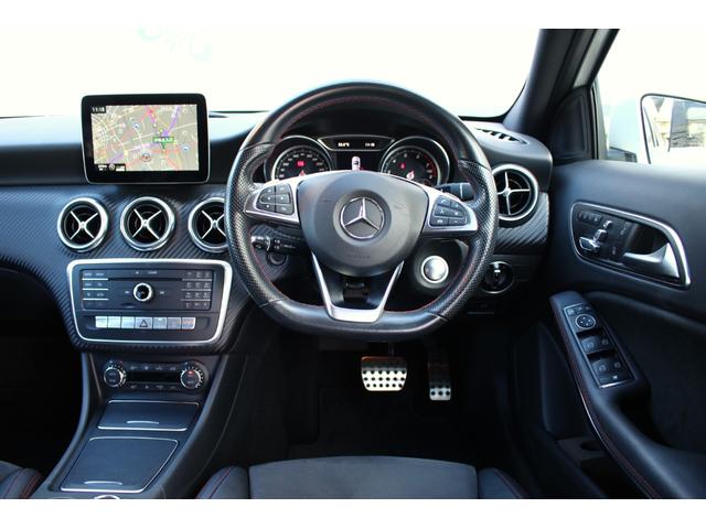 Ａクラス Ａ１８０　スポーツ　【後期／ＡＭＧエアロ／アルミホイール】【スマートキー／レーダーセーフティ／ブラインドスポットＭ】【ナビ／ＴＶ／Ｂｌｕｅｔｏｏｔｈ／バックカメラ】【シートヒーター／黒ハーフレザーシート】（18枚目）