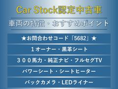 ワンオーナー　３００馬力　レザーシート　純正ＳＤナビ　フルセグＴＶ　バックカメラ　パワーシート　シートメモリー　ＬＥＤヘッドライト　ＬＥＤライナー　ステアリングスイッチ　ＥＴＣ　ドアバイザー 2