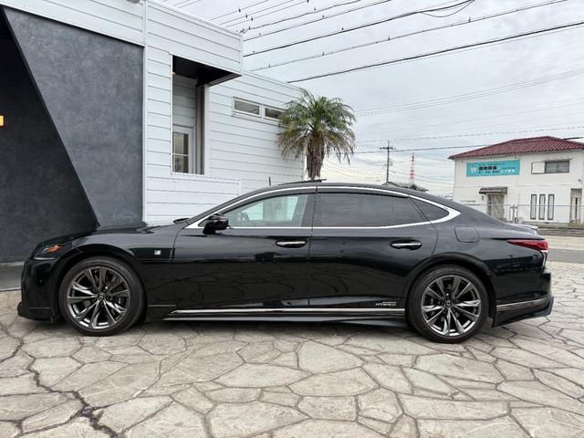 LS LS500h Fスポーツ 4WD サンルーフ TRDエアロF/S/R TRDマフラー デジタルインナーミラー パノラミックビューモニター ブラインドスポットモニター ヘッドアップディスプレイ パワートランク 純正ナビ ETC(37枚目)