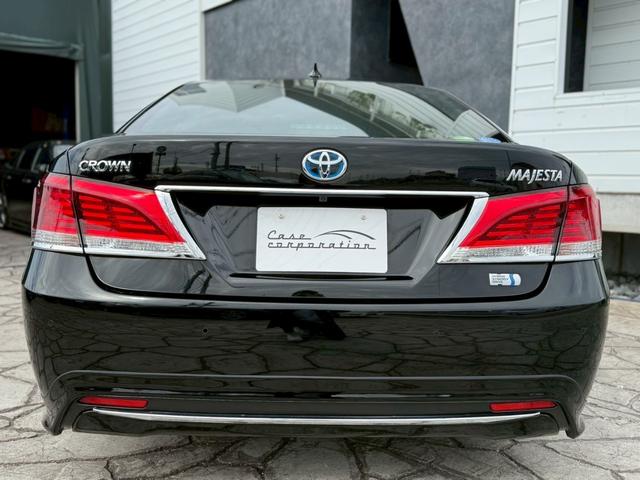 クラウンマジェスタ Fバージョン モデリスタエアロ(F/S/R) 純正18インチアルミホイール ブラインドスポットモニター 黒レザーシート LEDヘッドライト クリアランスソナー 純正ナビ バックカメラ フルセグテレビ シートヒータ-(4枚目)