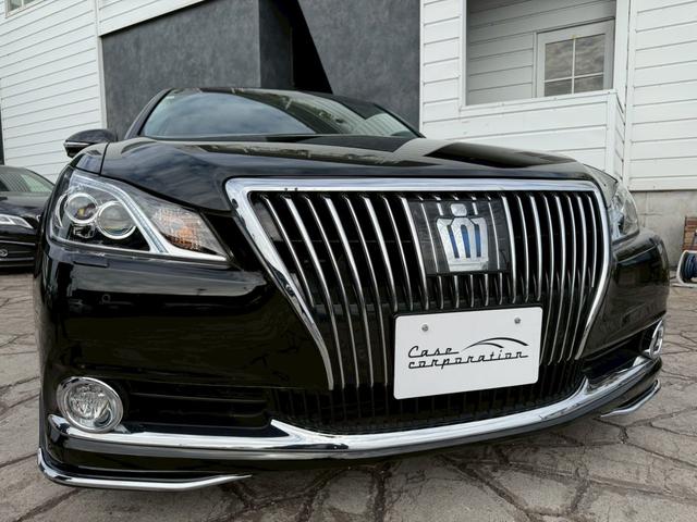 クラウンマジェスタ Fバージョン モデリスタエアロ(F/S/R) 純正18インチアルミホイール ブラインドスポットモニター 黒レザーシート LEDヘッドライト クリアランスソナー 純正ナビ バックカメラ フルセグテレビ シートヒータ-(10枚目)