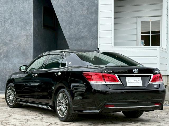 クラウンマジェスタ Fバージョン モデリスタエアロ(F/S/R) 純正18インチアルミホイール ブラインドスポットモニター 黒レザーシート LEDヘッドライト クリアランスソナー 純正ナビ バックカメラ フルセグテレビ シートヒータ-(19枚目)