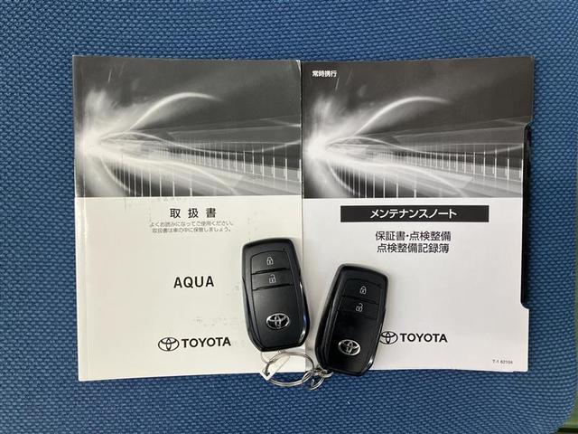 アクア Ｘ　踏み間違い防止　イモビ　ナビ＆ＴＶ　ドライブレコーダー　フルセグ　ＬＥＤヘッドライト　スマートキー　横滑り防止機能　キーレスエントリー　オートクルーズ　オートエアコン　元試乗車　ＥＴＣ　ＡＢＳ（32枚目）