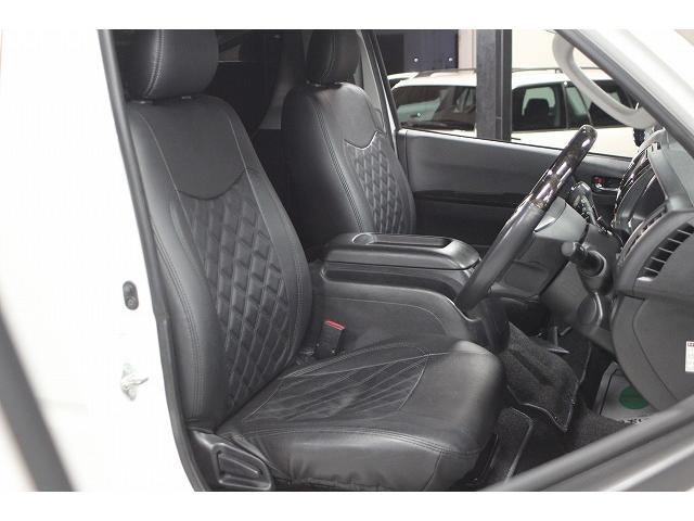 スーパーGL ダークプライム 両側電動スライドx黒革調シ-トカバ-xESSEXスポイラ-xESSEX17AWx2インチロ-ダウンxLEDヘッドxLEDフォグxスマ-トキ-xナビTVxフリップダウンモニタ-xバックカメラxETC(21枚目)