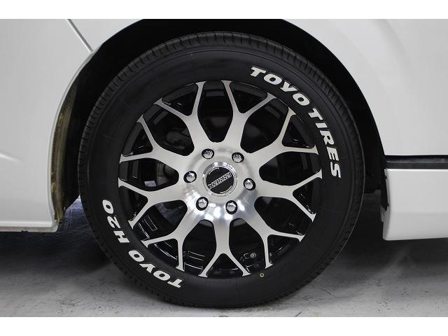 スーパーGL ダークプライム 両側電動スライドx黒革調シ-トカバ-xESSEXスポイラ-xESSEX17AWx2インチロ-ダウンxLEDヘッドxLEDフォグxスマ-トキ-xナビTVxフリップダウンモニタ-xバックカメラxETC(62枚目)