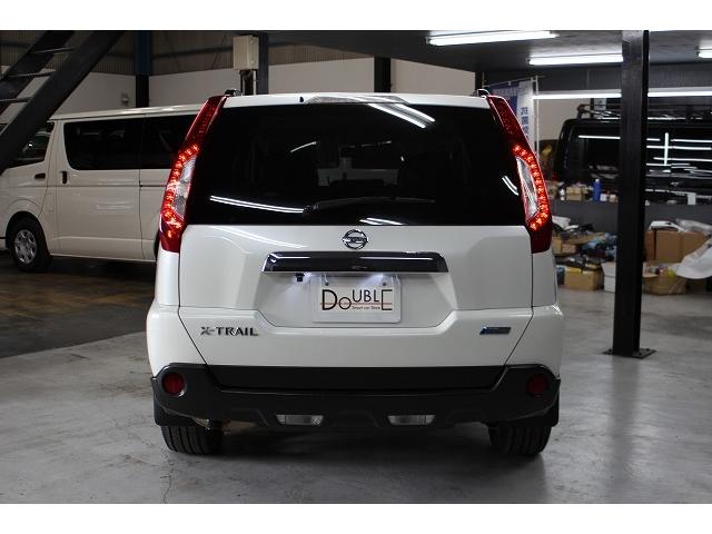 エクストレイル ２０ＧＴ　Ｔ３１後期型ｘ６速マニュアルｘ新品黒革調シートカバーｘナビＴＶｘバックカメラｘＥＴＣｘ純正１８ＡＷｘインテリジェントキーｘキセノンヘッドライトｘ２色切替ＬＥＤフォグｘクルコンｘディーゼルターボｘ４ＷＤ（35枚目）