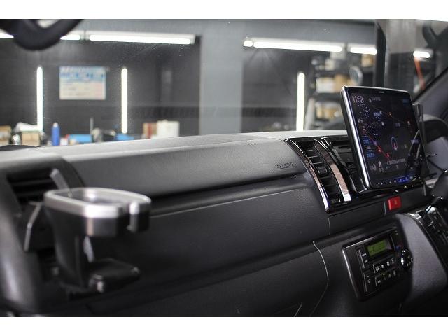 ハイエースバン スーパーＧＬ　ダークプライムＩＩ　７型ｘ４ＷＤｘセ－フティセンスｘインテリジェントクリアランスソナーｘモデリスタエアロｘ純正１５ＡＷｘアルパイン１１インチナビｘパノラミックビューモニタｘデジタルインナーミラーｘハーフレザーｘ両側電動（26枚目）