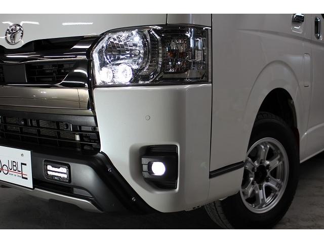 ハイエースバン スーパーＧＬ　ダークプライムＩＩ　７型ｘ４ＷＤｘセ－フティセンスｘＴＲＤフロントスポイラーｘマッドフラップｘ１５ＡＷｘインテリジェントクリアランスソナ－ｘ両側電動スライドｘハ－フレザ－ｘ純正ナビＴＶｘパノラミックビュ－モニタ－ｘＥＴＣ（2枚目）