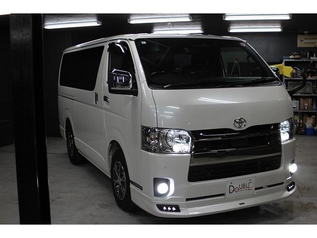 ハイエースバン スーパーGL ダークプライムII 6型xセ-フティセンスxモデリスタフロントスポイラーx両側電動スライドxインテリジェントクリアランスソナーx10インチナビxバックカメラxETCxデジタルインナーミラーxハーフレザーシートxスマートキ(41枚目)