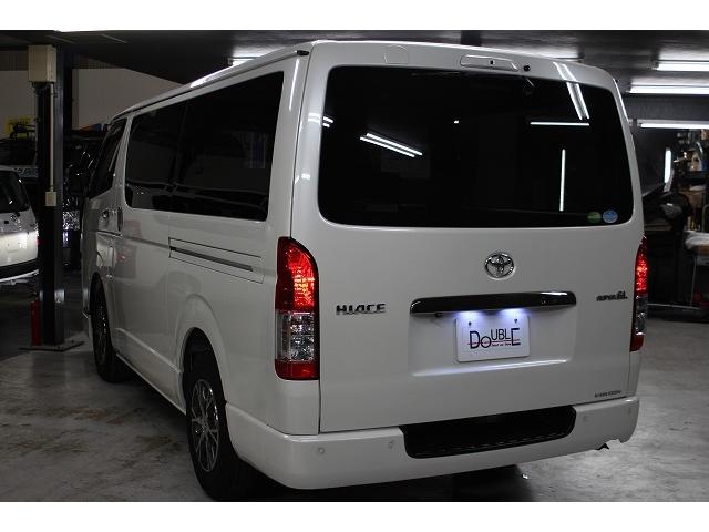 ハイエースバン スーパーGL ダークプライムII 6型xセ-フティセンスxモデリスタフロントスポイラーx両側電動スライドxインテリジェントクリアランスソナーx10インチナビxバックカメラxETCxデジタルインナーミラーxハーフレザーシートxスマートキ(46枚目)