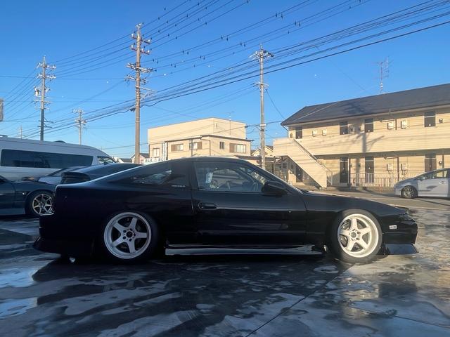 １８０ＳＸ タイプＩＩＩ　フルエアロ　車高調　前置きＩＣ（4枚目）