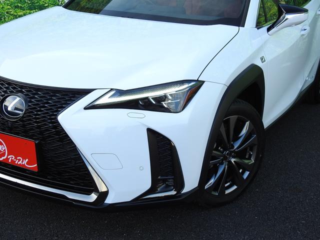 ＵＸ ＵＸ２５０ｈ　Ｆスポーツ　ハイブリッド車　純正ナビ　フルセグ　全方位カメラ　赤レザーシート　３眼ＬＥＤヘッド　パワーバックドア　ＢＳＭ　ＥＴＣ　ドラレコ　タイヤ２０２４年製ポテンザ　禁煙車（17枚目）