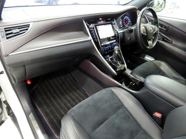 ハリアー プレミアム アドバンスドパッケージ スタイルモーヴ 衝突軽減ブレーキ LDA ACC クリアランスソナー ナビ TV Bluetooth 全方位カメラ ハーフレザーシート パワーバックドア パワーシート シートヒーター ETC LEDヘッド JBL(20枚目)