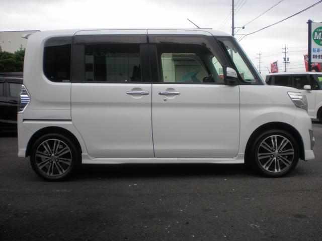 タント カスタムＲＳ　ターボ車　純正８インチナビ　フルセグＴＶ　バックカメラ　純正ドラレコ　ＥＴＣ　ＣＤ　ＤＶＤ再生　Ｂｌｕｅｔｏｏｔｈ　プッシュスタート　両側パワースライドドア　オートライト　純正１５インチＡＷ　禁煙車（4枚目）