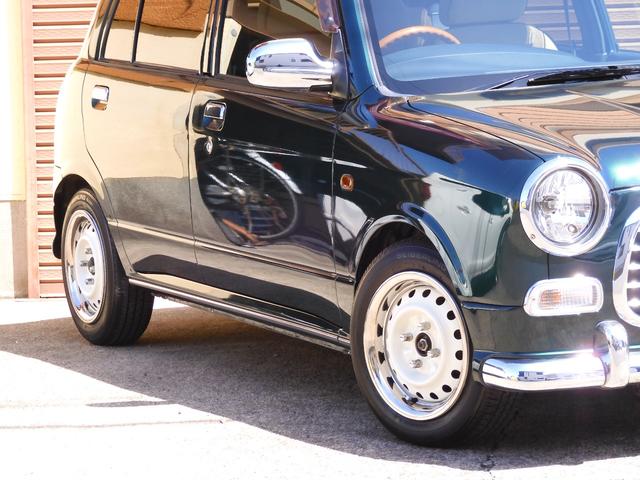 ミラジーノ ジーノリミテッド　Ｔベルト交換済／禁煙車／ＬＥＤヘッド・スモールライト／ローダウン／１３Ｘ５Ｊホイール／ステンレスメッキホイールリング／ナビ／ＴＶ／ドラレコ／電格ドアミラ／後期グリル／ウッドコンビステアパネル／キーレス（56枚目）