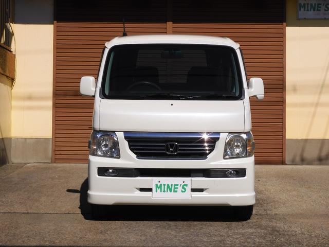 バモス Lローダウン 禁煙車/肘掛け付き運転席シート/後期可倒式ドアミラー/キーレス・スペアキー/両側スライドドア/ヘッドライトレベライザー/フォグランプ/純正13アルミ/CDステレオ/純正フロアマット/ドアバイザー/取説(6枚目)