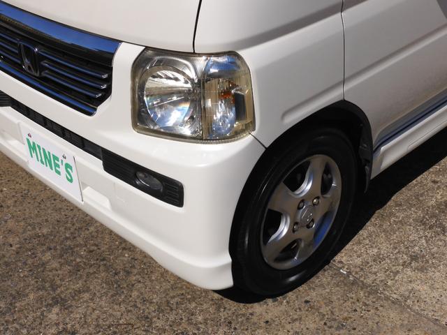 バモス Lローダウン 禁煙車/肘掛け付き運転席シート/後期可倒式ドアミラー/キーレス・スペアキー/両側スライドドア/ヘッドライトレベライザー/フォグランプ/純正13アルミ/CDステレオ/純正フロアマット/ドアバイザー/取説(31枚目)