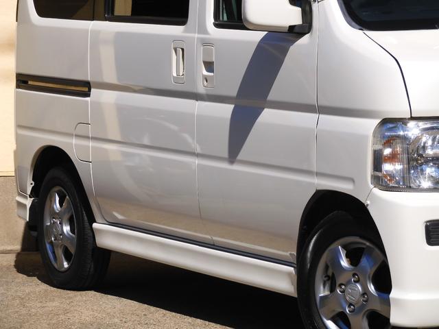 バモス Lローダウン 禁煙車/肘掛け付き運転席シート/後期可倒式ドアミラー/キーレス・スペアキー/両側スライドドア/ヘッドライトレベライザー/フォグランプ/純正13アルミ/CDステレオ/純正フロアマット/ドアバイザー/取説(53枚目)