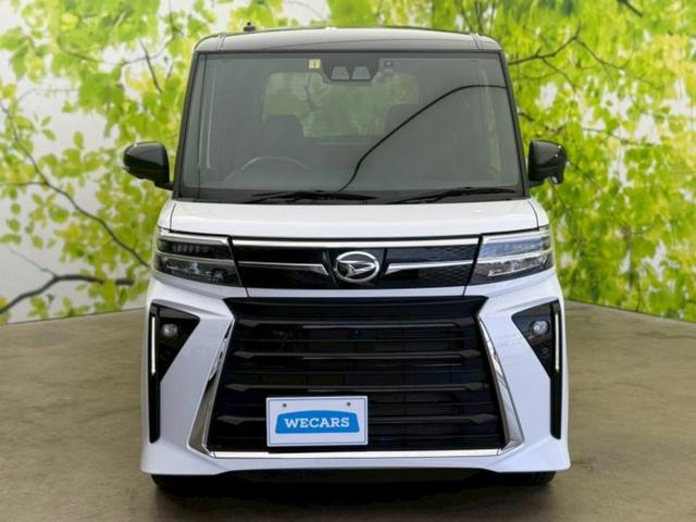タント カスタムＲＳ　新品タイヤ／保証書／ディスプレイオーディオ９インチ／スマートアシスト（トヨタ・ダイハツ）／両側電動スライドドア／シートヒーター　前席／パノラマモニター／車線逸脱防止支援システム　ターボ　全周囲カメラ（34枚目）