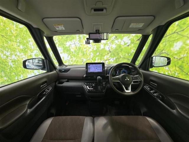 ｅＫクロススペース Ｇ　純正　９インチ　ＳＤナビ／デジタルインナーミラー／イーアシスト（ミツビシ）／両側電動スライドドア／シートヒーター／マルチアラウンドモニター／車線逸脱防止支援システム／シート　ハーフレザー　禁煙車（4枚目）