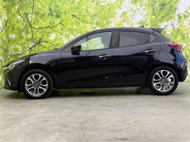 デミオ ＸＤツーリングＬパッケージ　保証書／純正　ＳＤナビ／衝突安全装置／シートヒーター　前席／シート　ハーフレザー／ヘッドランプ　ＬＥＤ／Ｂｌｕｅｔｏｏｔｈ接続／ＥＴＣ／ＥＢＤ付ＡＢＳ／横滑り防止装置／アイドリングストップ　禁煙車（2枚目）