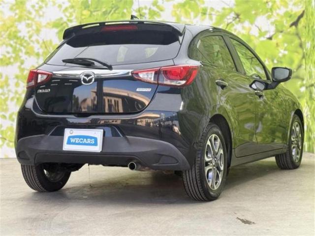 デミオ ＸＤツーリングＬパッケージ　保証書／純正　ＳＤナビ／衝突安全装置／シートヒーター　前席／シート　ハーフレザー／ヘッドランプ　ＬＥＤ／Ｂｌｕｅｔｏｏｔｈ接続／ＥＴＣ／ＥＢＤ付ＡＢＳ／横滑り防止装置／アイドリングストップ　禁煙車（3枚目）