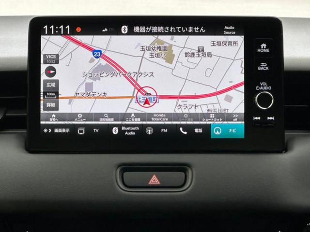 ヴェゼル eHEV Z 保証書/ディスプレイオーディオ+ナビ9インチ/衝突安全装置/シートヒーター 前席/車線逸脱防止支援システム/パーキングアシスト バックガイド/電動バックドア/登録済未使用車 衝突被害軽減システム(9枚目)