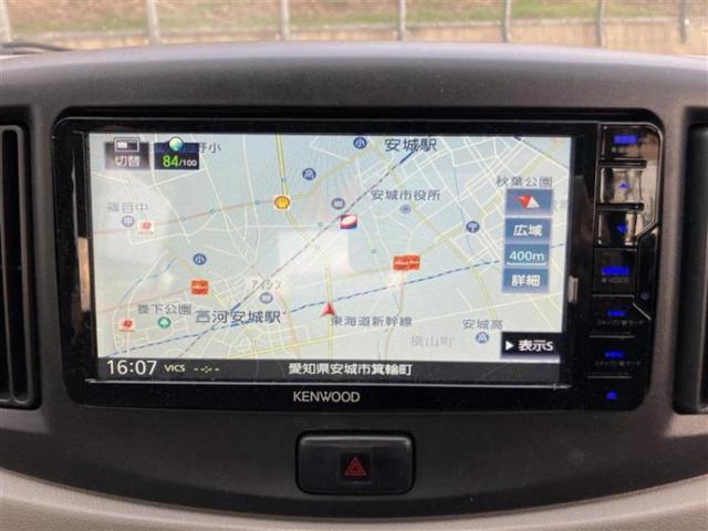 ミライース L 新品タイヤ/社外 ナビ/Bluetooth接続/EBD付ABS/アイドリングストップ/フルセグTV/禁煙車/エアバッグ 運転席/エアバッグ 助手席/アルミホイール 社外 14インチ/パワーウインドウ(9枚目)