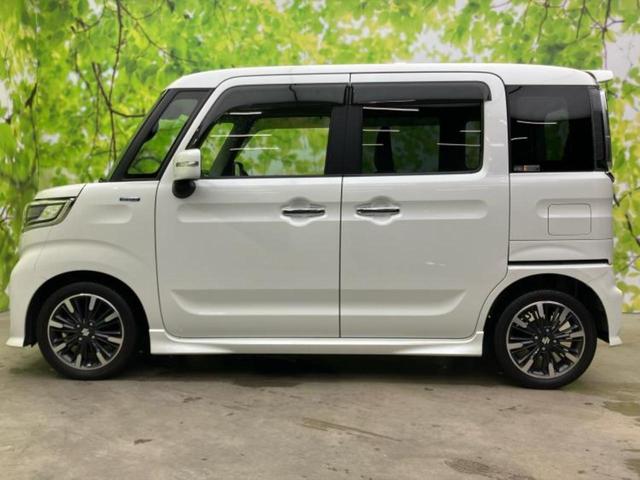 スペーシアカスタム ハイブリッドＸＳ　新品タイヤ／保証書／社外　ＳＤナビ／セーフティサポート（スズキ）／両側電動スライドドア／シートヒーター／車線逸脱防止支援システム／ドライブレコーダー　前後／ヘッドランプ　ＬＥＤ／ＵＳＢジャック　禁煙車（2枚目）