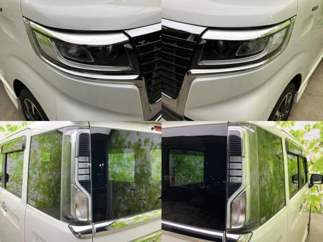 スペーシアカスタム ハイブリッドＸＳ　新品タイヤ／保証書／社外　ＳＤナビ／セーフティサポート（スズキ）／両側電動スライドドア／シートヒーター／車線逸脱防止支援システム／ドライブレコーダー　前後／ヘッドランプ　ＬＥＤ／ＵＳＢジャック　禁煙車（48枚目）